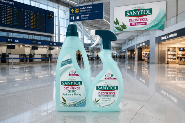 Sanytol Dezinfekce čistič podlahy & plochy, 1 l + univerzální čistič, 500 ml