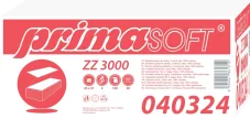 Ručník skládaný ZZ PrimaSoft 3000ks, 24x21,2vr., celulóza