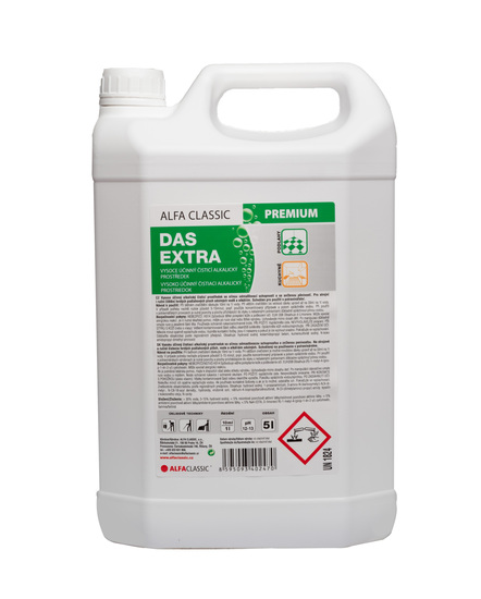G04 DAS EXTRA PREMIUM, 5 l, odmašťující čisticí prostředek na podlahy