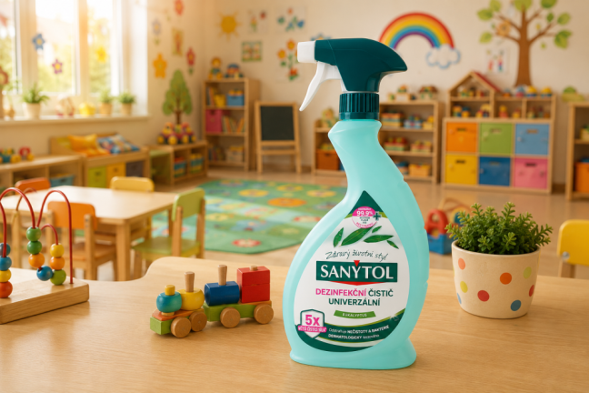 Sanytol - dezinfekční univerzální čistič, sprej, 500 ml, eukalyptus