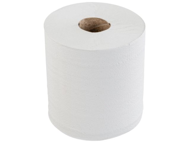 Papírové ručníky v rolích MERIDA OPTIMUM MAXI, 2-vrstvé, bílé, délka 150 m, (6 rolí/bal)