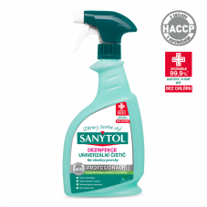 Sanytol Professional - univerzální čistič, sprej, 750 ml, HACCP, eukalyptus