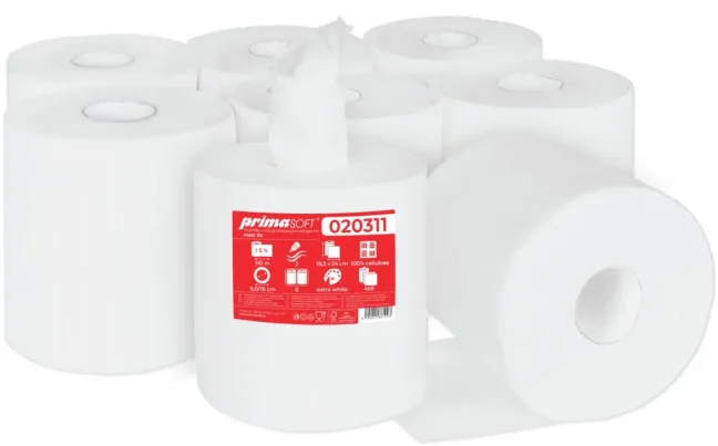 Ručníky v roli MAXI 110 primaSoft, 110m, 2vr., cel., ⌀19cm Ručníky v roli MAXI 110 primaSoft, 110m, 2vr., cel., ⌀19cm