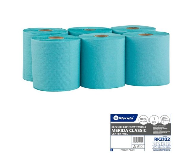 Papírové ručníky MAXI - ZELENÉ, jednovrstvé, délka 180 m