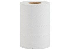 Papírové ručníky v rolích MERIDA OPTIMUM MINI, 2-vrstvé, bílé, délka 60 m, (12rolí/bal)